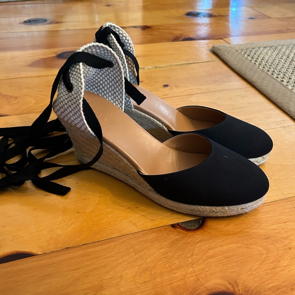 J crew wedge sandals